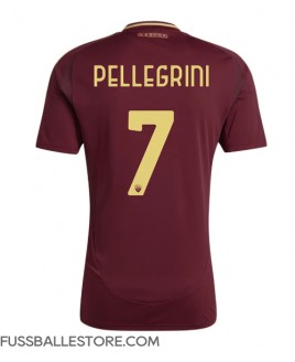 Günstige AS Roma Lorenzo Pellegrini #7 Heimtrikot 2024-25 Kurzarm